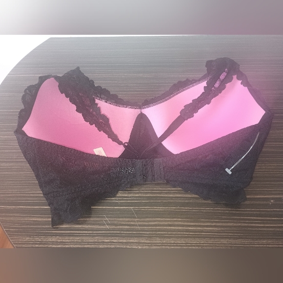 Victoria Secret Black Lace Push Up Bralette Size Large - Picture 6 of 6